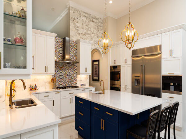White Kitchen Designs Project in Spring, TX